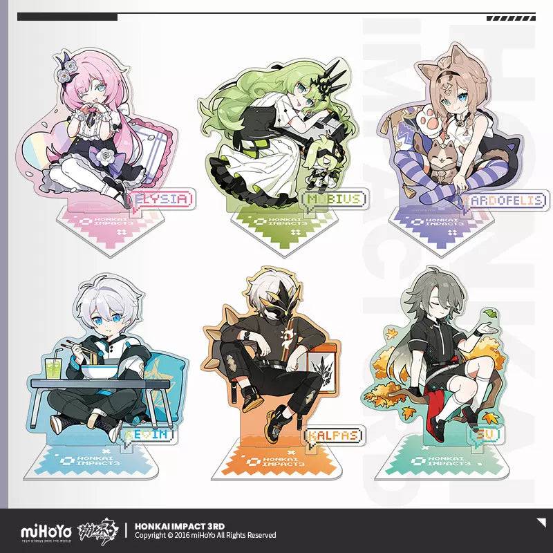 Honkai Impact 3rd Acrylic Stand Little Flame Chasers Series - Anime Gaming Merchandise - Anime Merch - Metal Poster - Pardo's Shop