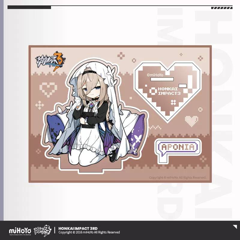 Honkai Impact 3rd Acrylic Stand Little Flame Chasers Series - Anime Gaming Merchandise - Anime Merch - Metal Poster - Pardo's Shop