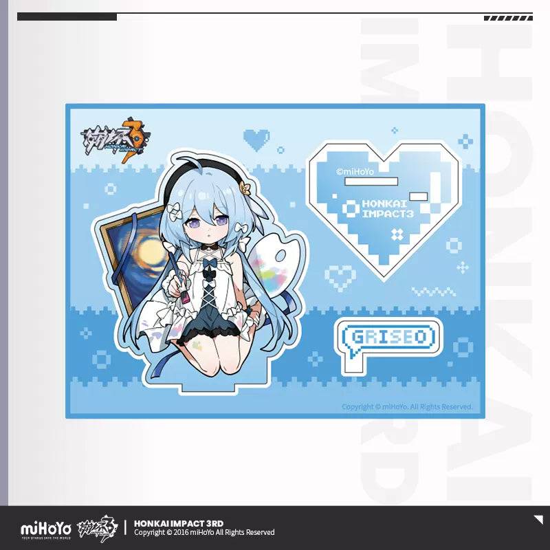 Honkai Impact 3rd Acrylic Stand Little Flame Chasers Series - Anime Gaming Merchandise - Anime Merch - Metal Poster - Pardo's Shop