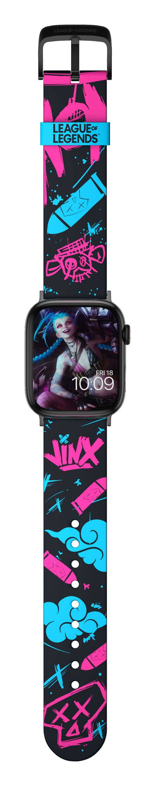 League of Legends Smartwatch-Bracelet Jinx Graffiti