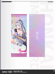 Honkai Impact 3rd Concert 2023: Forest Capriccio Commemorative Ticket (Set of 6 Tickets)