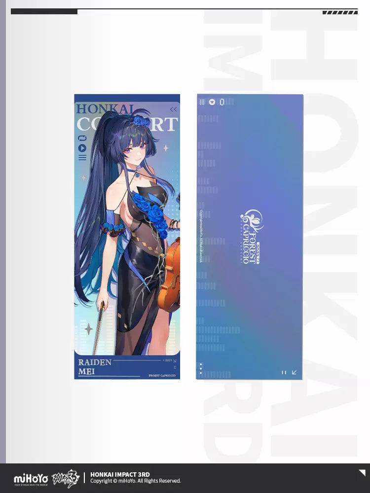 Honkai Impact 3rd Concert 2023: Forest Capriccio Commemorative Ticket (Set of 6 Tickets)