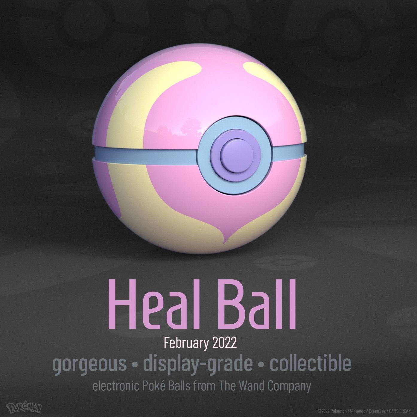 Pokémon Diecast Replik Heal Ball - Anime Gaming Merchandise - Anime Merch - Metal Poster - Pardo's Shop