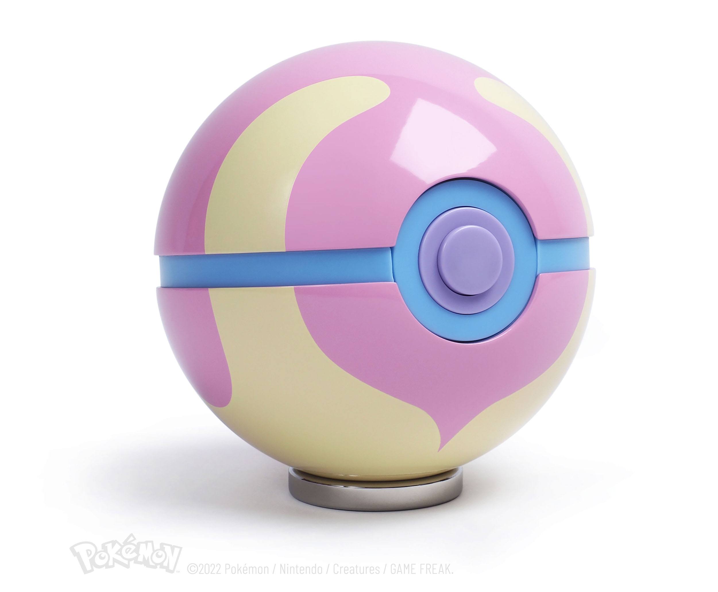 Pokémon Diecast Replik Heal Ball - Anime Gaming Merchandise - Anime Merch - Metal Poster - Pardo's Shop