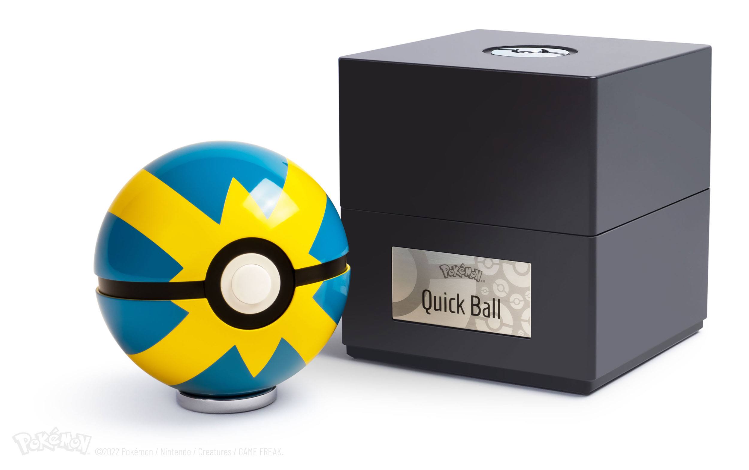 Pokémon Diecast Replik Quick Ball - Anime Gaming Merchandise - Anime Merch - Metal Poster - Pardo's Shop