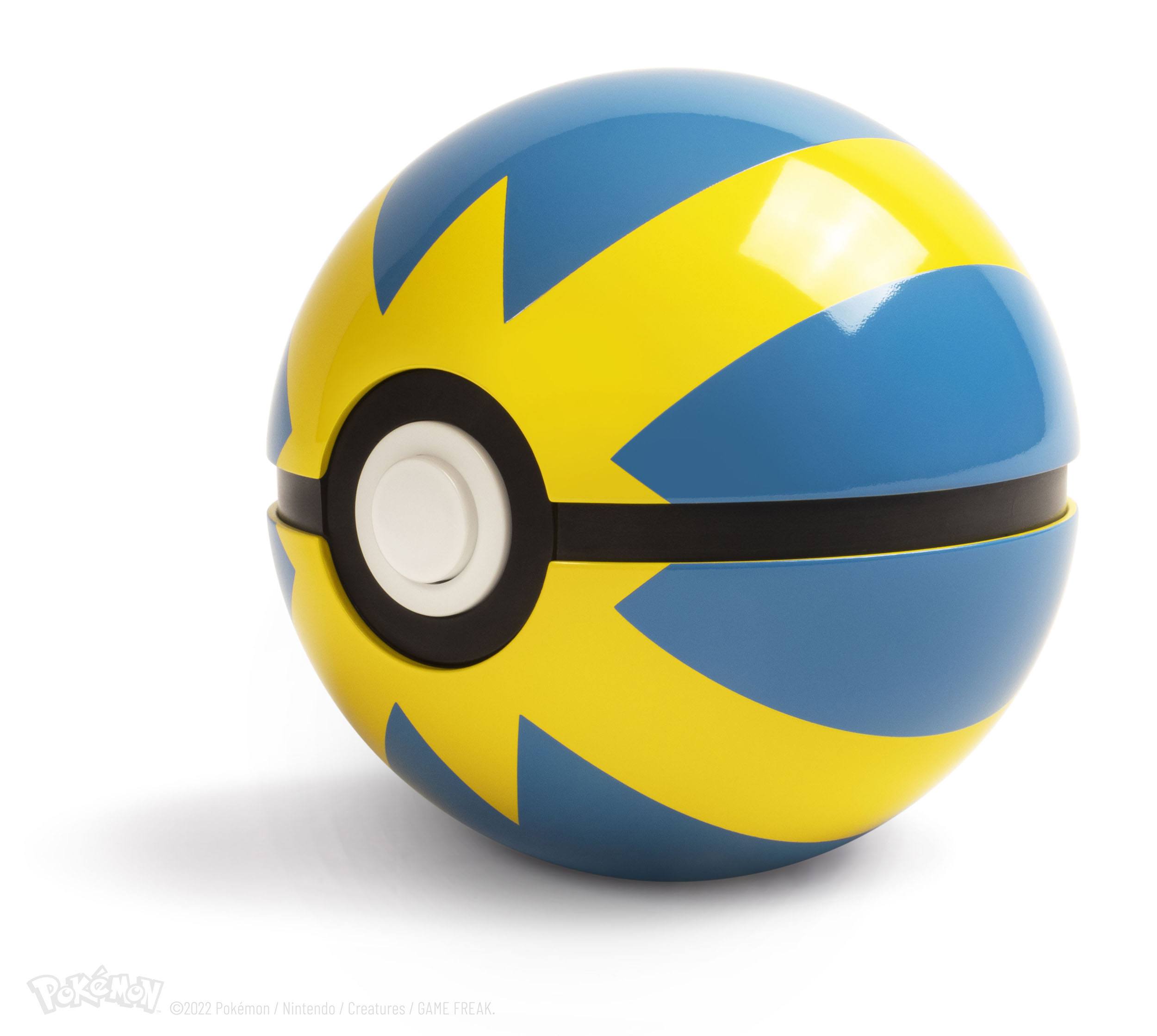 Pokémon Diecast Replik Quick Ball - Anime Gaming Merchandise - Anime Merch - Metal Poster - Pardo's Shop
