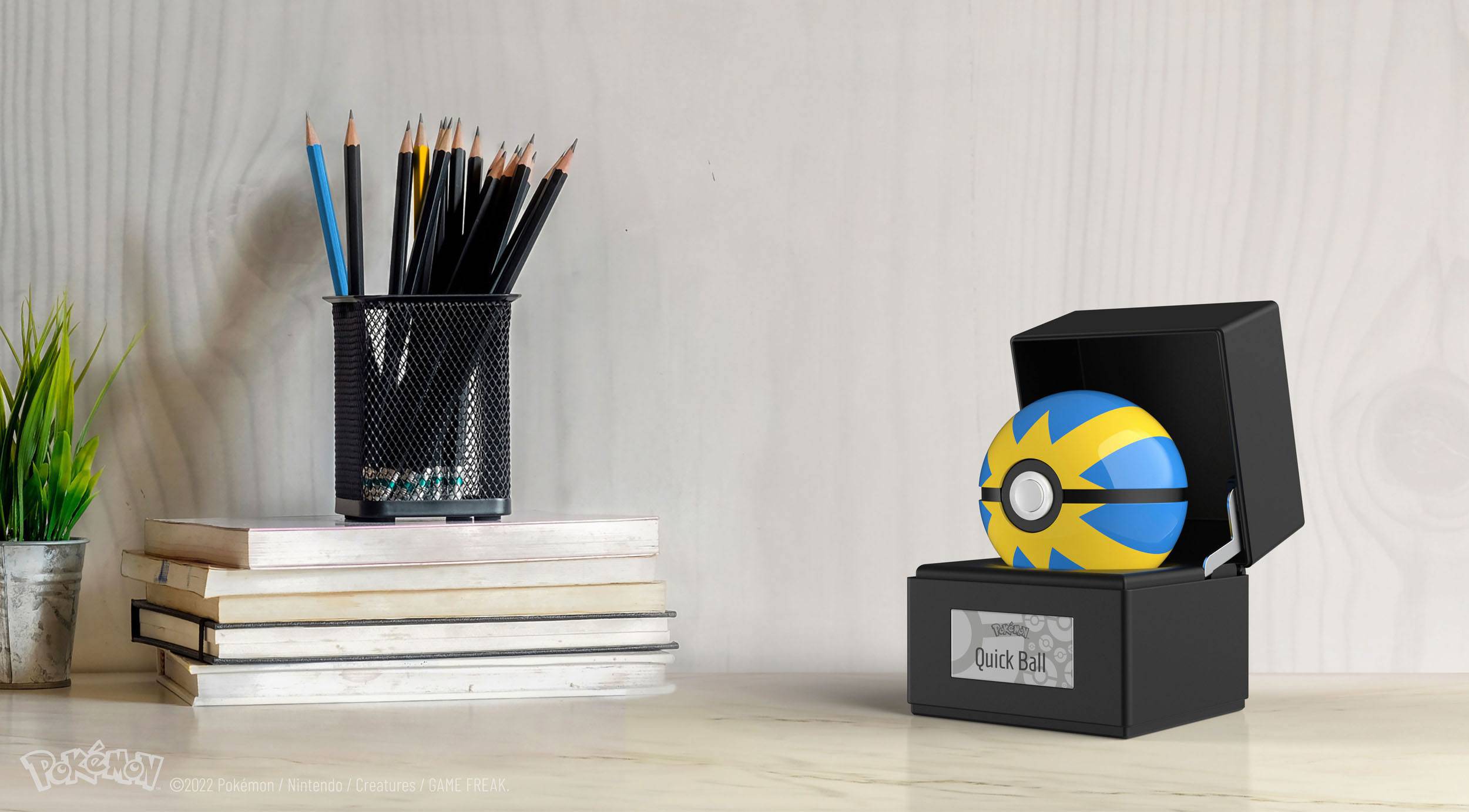 Pokémon Diecast Replik Quick Ball - Anime Gaming Merchandise - Anime Merch - Metal Poster - Pardo's Shop