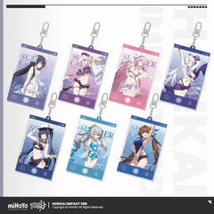 Honkai Impact 3rd Acrylic Quicksand Keychain Summer Series