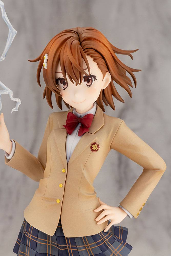 A Certain Scientific Railgun T PVC Statue 1/7 Misaka Mikoto 15th Anniversary Ver. 30 cm