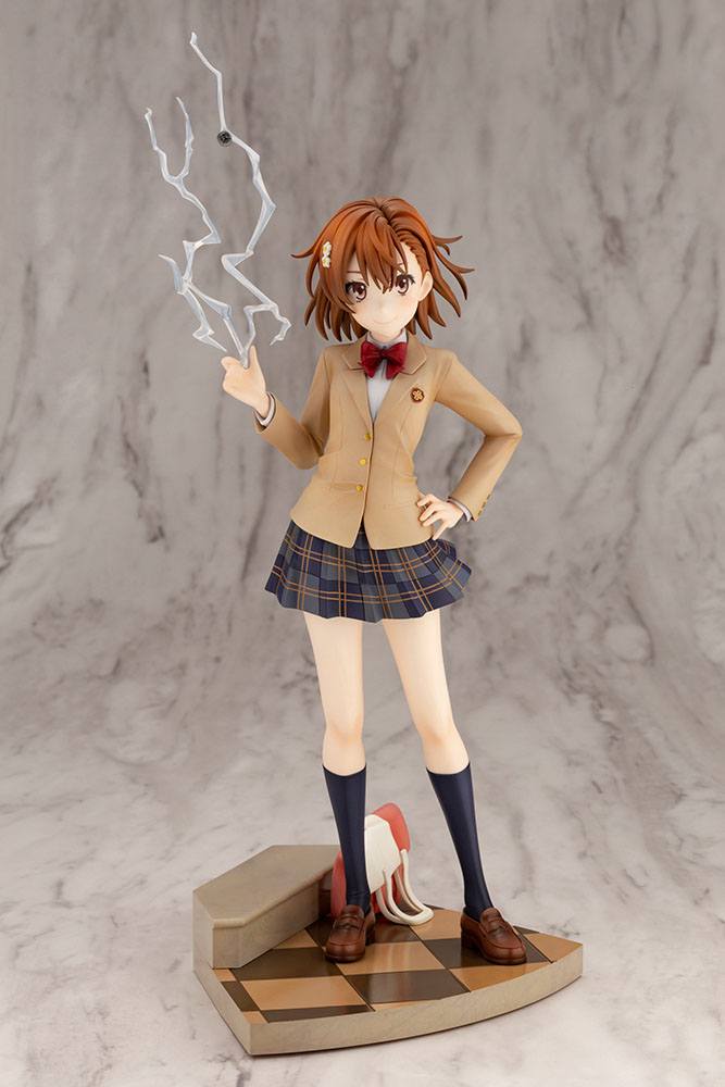 A Certain Scientific Railgun T PVC Statue 1/7 Misaka Mikoto 15th Anniversary Ver. 30 cm