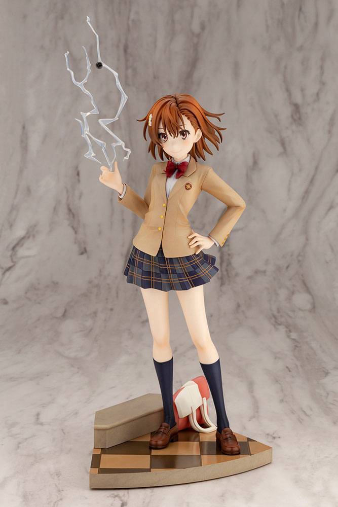 A Certain Scientific Railgun T PVC Statue 1/7 Misaka Mikoto 15th Anniversary Ver. 30 cm