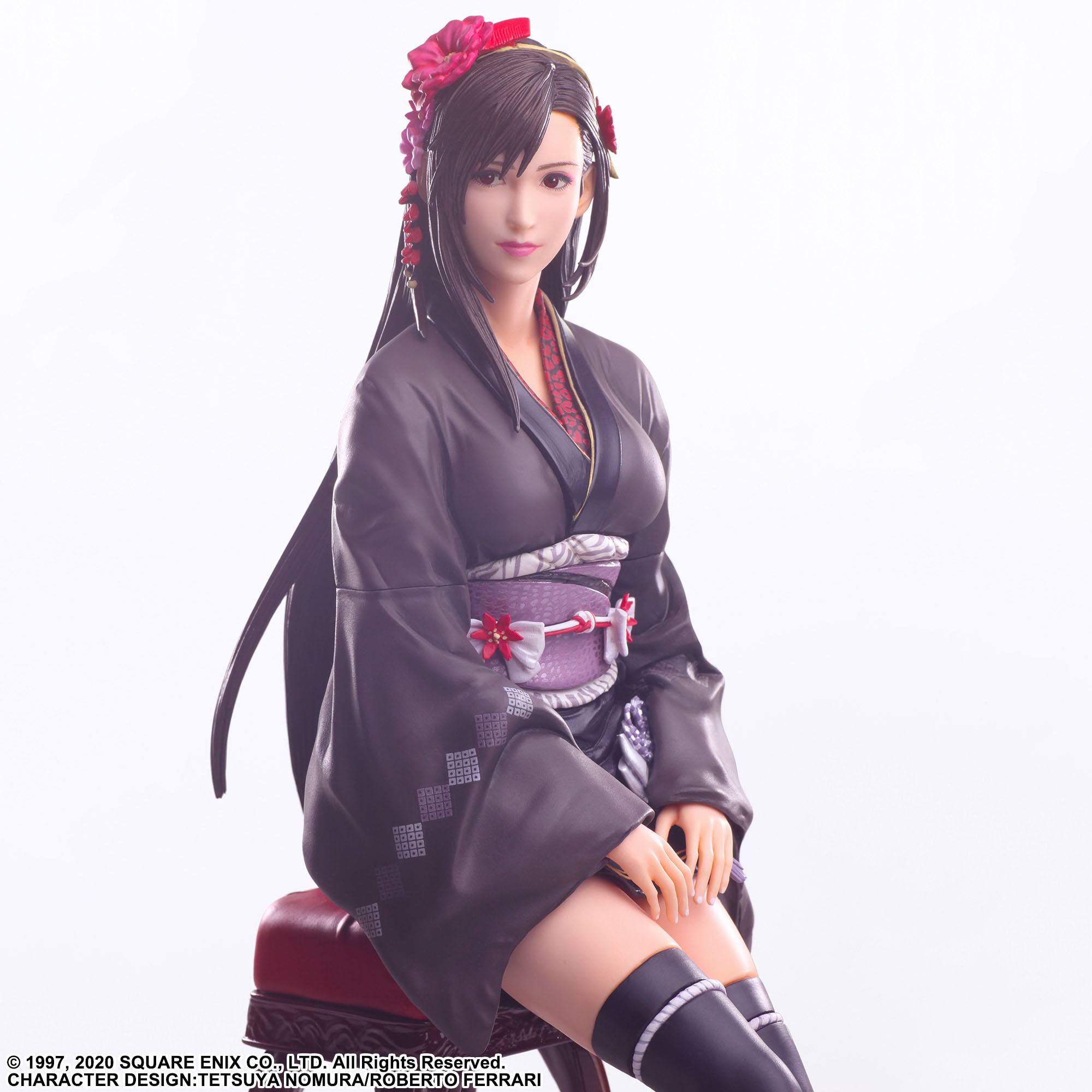 Final Fantasy VII Remake Static Arts Gallery Statue Tifa Lockhart Exotic Dress Ver. 23 cm