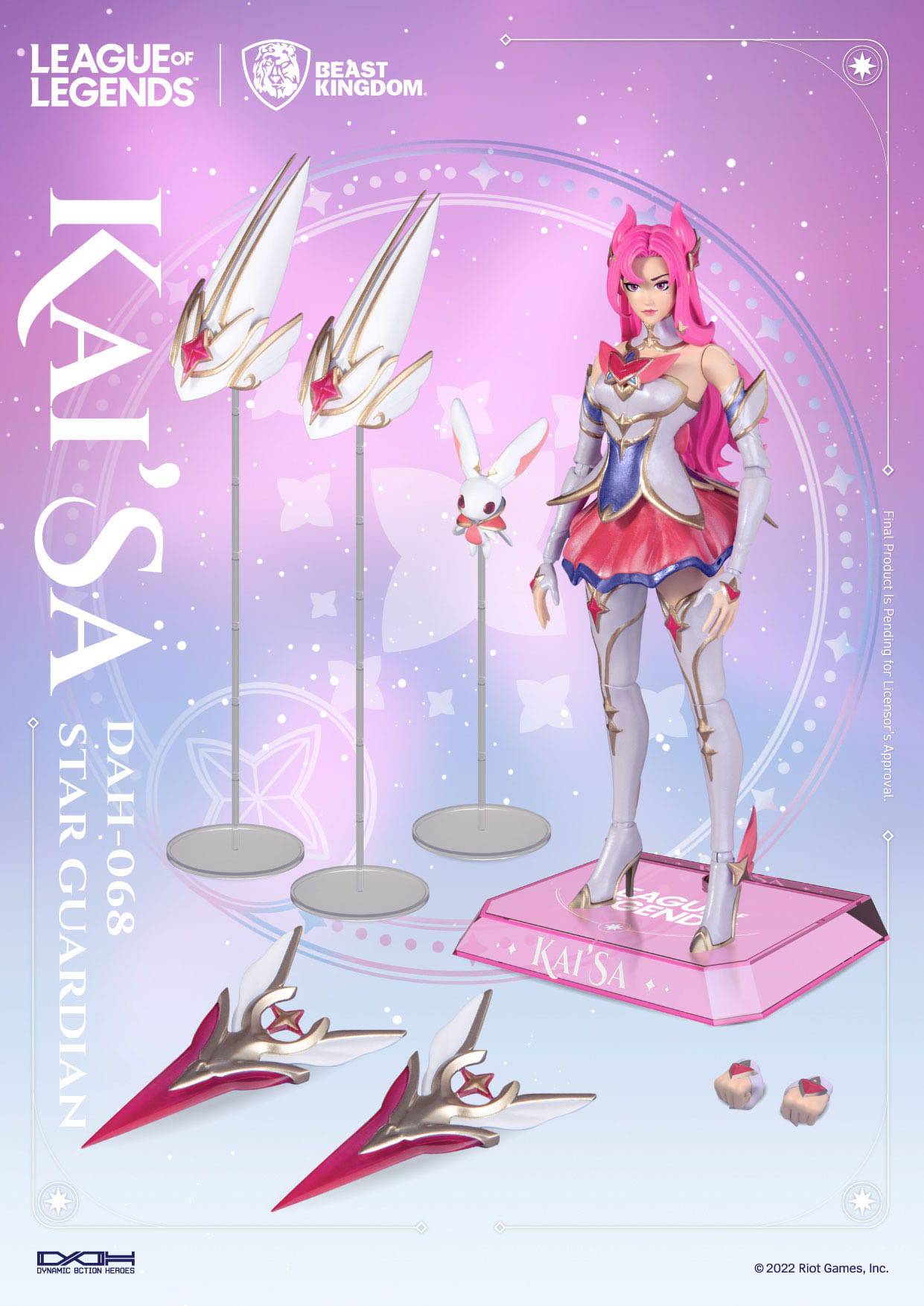 League of Legends Dynamic 8ction Heroes Actionfigur 1/9 Star Guardian Kai'Sa 19 cm