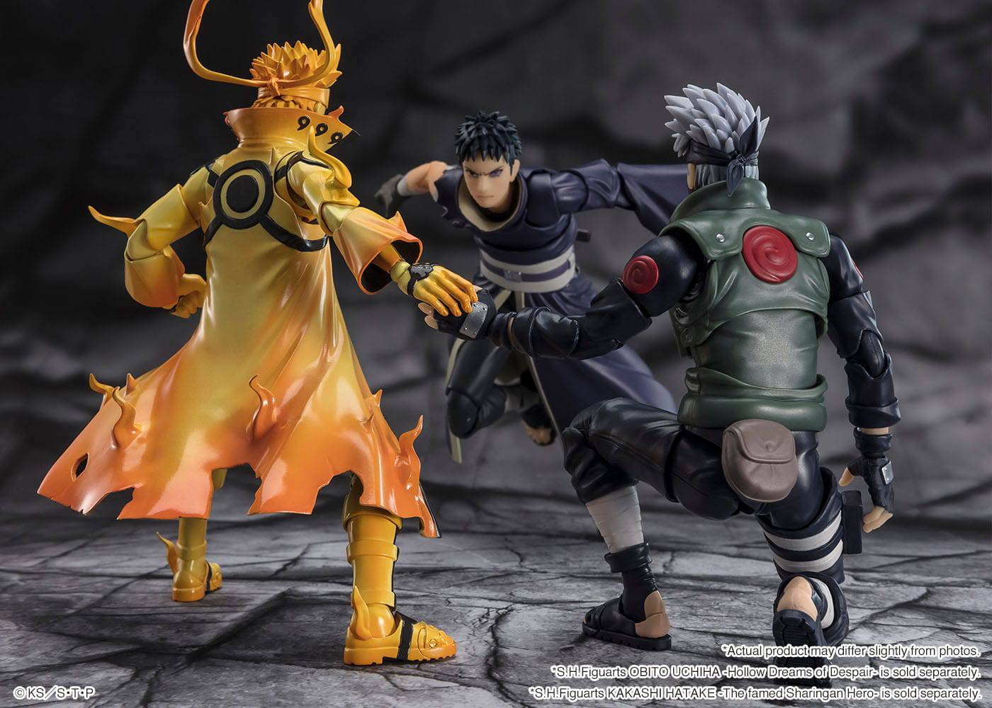 Naruto S.H. Figuarts Actionfigur Naruto Uzumaki (Kurama Link Mode) - Courageous Strength That Binds - 15 cm