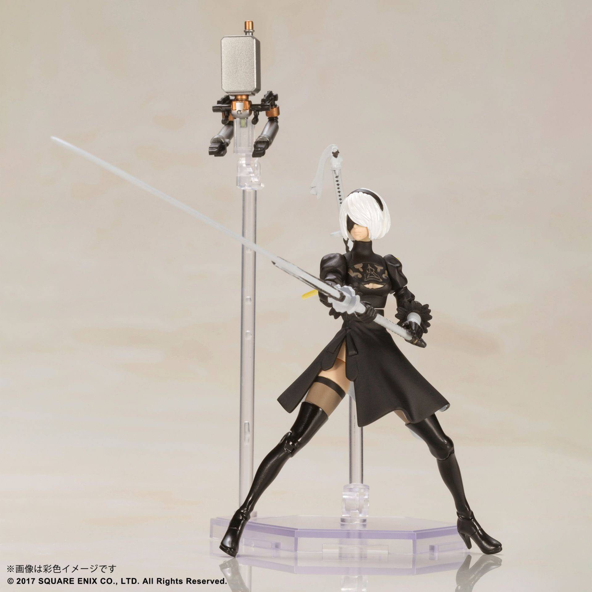 NieR Automata Actionfigur Plastic Model Kit 2B & 9S 7 cm