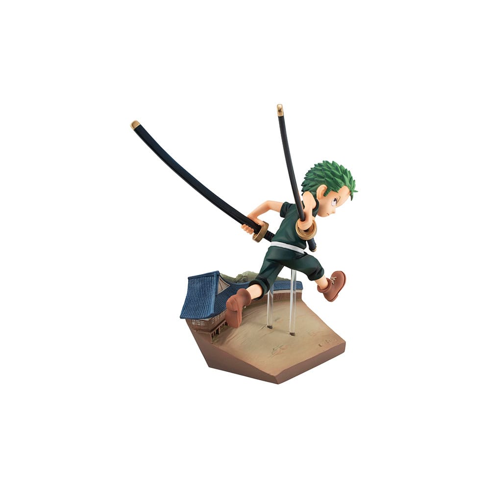 One Piece G.E.M. Serie PVC Statue Roronoa Zoro Run! Run! Run! 14 cm