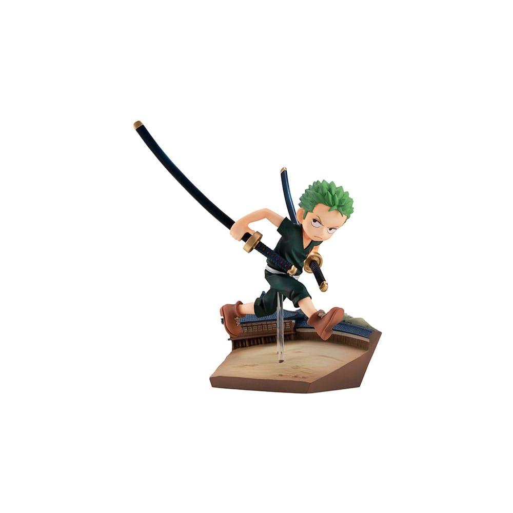 One Piece G.E.M. Serie PVC Statue Roronoa Zoro Run! Run! Run! 14 cm