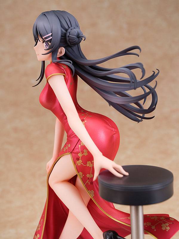 Rascal Does Not Dream of Bunny Girl Senpai Statue 1/7 Mai Sakurajima Chinese Dress Ver. 22 cm