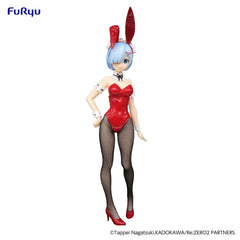 Re:Zero BiCute Bunnies PVC Statue Rem Red Color ver. 29 cm - Anime Gaming Merchandise - Anime Merch - Metal Poster - Pardo's Shop