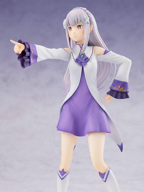 Re:ZERO -Starting Life in Another World- PVC Statue Emilia 17 cm - Anime Gaming Merchandise - Anime Merch - Metal Poster - Pardo's Shop