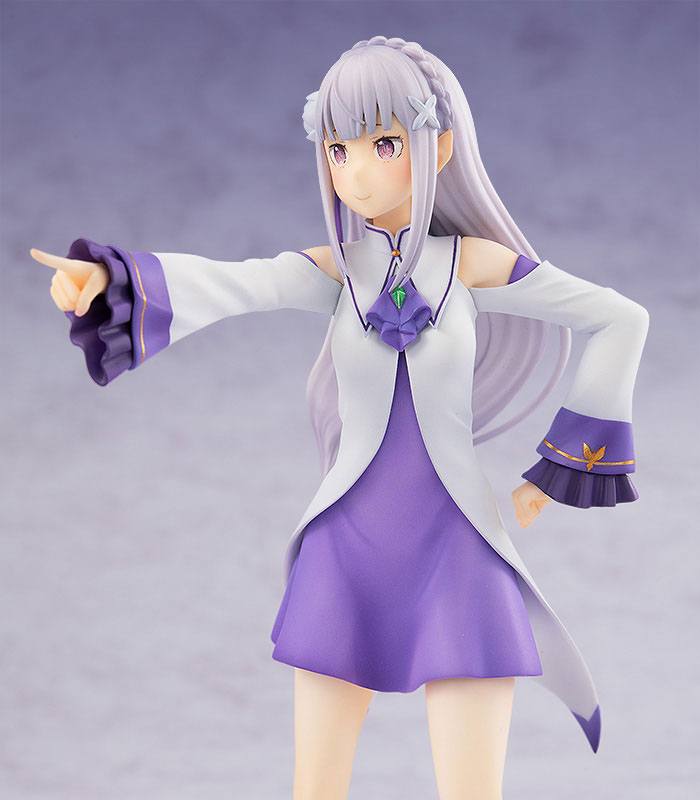 Re:ZERO -Starting Life in Another World- PVC Statue Emilia 17 cm - Anime Gaming Merchandise - Anime Merch - Metal Poster - Pardo's Shop