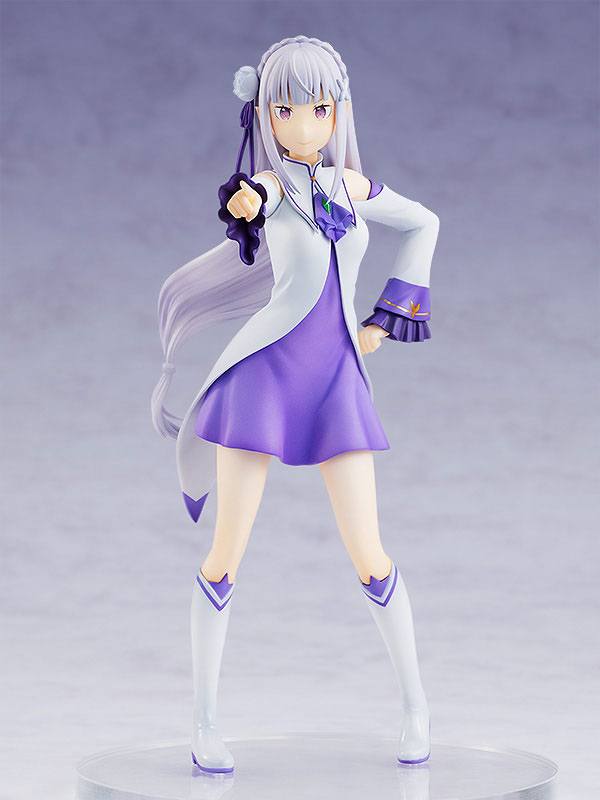 Re:ZERO -Starting Life in Another World- PVC Statue Emilia 17 cm - Anime Gaming Merchandise - Anime Merch - Metal Poster - Pardo's Shop