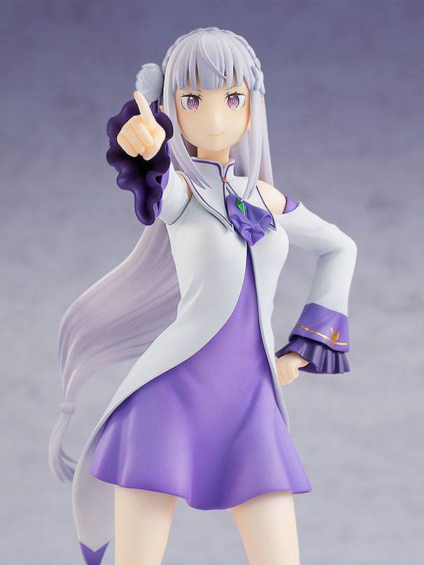 Re:ZERO -Starting Life in Another World- PVC Statue Emilia 17 cm - Anime Gaming Merchandise - Anime Merch - Metal Poster - Pardo's Shop