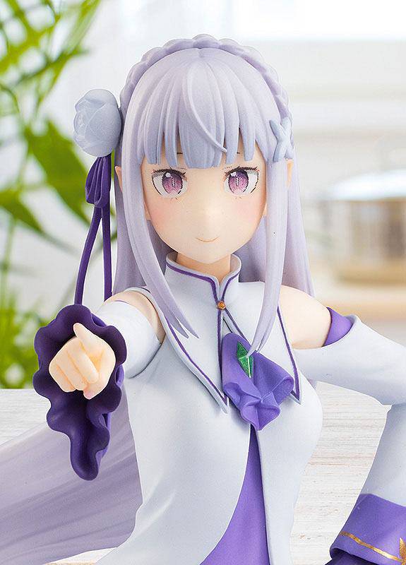 Re:ZERO -Starting Life in Another World- PVC Statue Emilia 17 cm - Anime Gaming Merchandise - Anime Merch - Metal Poster - Pardo's Shop