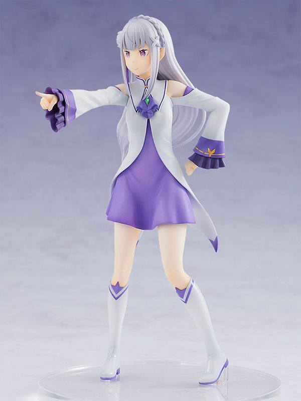 Re:ZERO -Starting Life in Another World- PVC Statue Emilia 17 cm - Anime Gaming Merchandise - Anime Merch - Metal Poster - Pardo's Shop