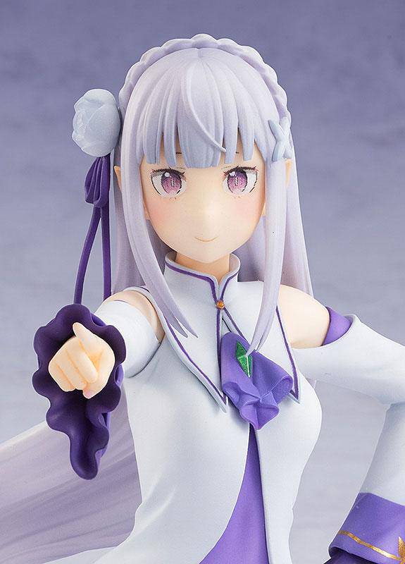 Re:ZERO -Starting Life in Another World- PVC Statue Emilia 17 cm - Anime Gaming Merchandise - Anime Merch - Metal Poster - Pardo's Shop