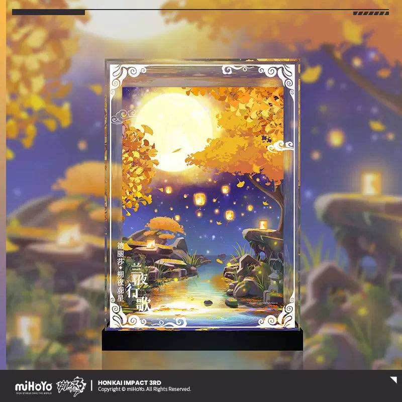 Honkai Impact 3rd Display Box for Theresa Starlit Astrologos Orchid's Night - Anime Gaming Merchandise - Anime Merch - Metal Poster - Pardo's Shop