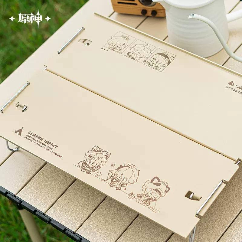 Genshin Impact Camping Mini Table - Anime Gaming Merchandise - Anime Merch - Metal Poster - Pardo's Shop