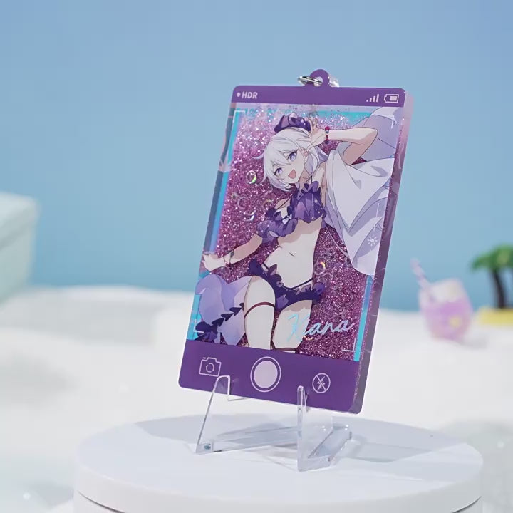 Honkai Impact 3rd Acrylic Quicksand Keychain Summer Series