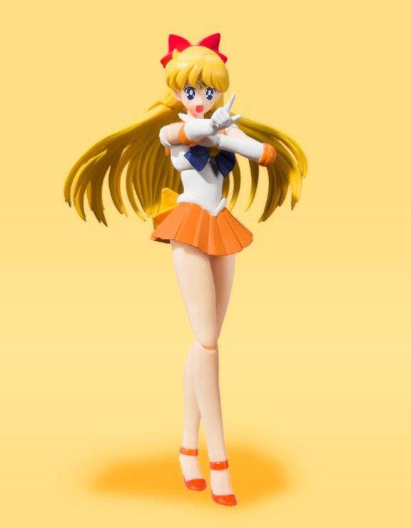 Sailor Moon S.H. Figuarts Actionfigur Sailor Venus Animation Color Edition 14 cm