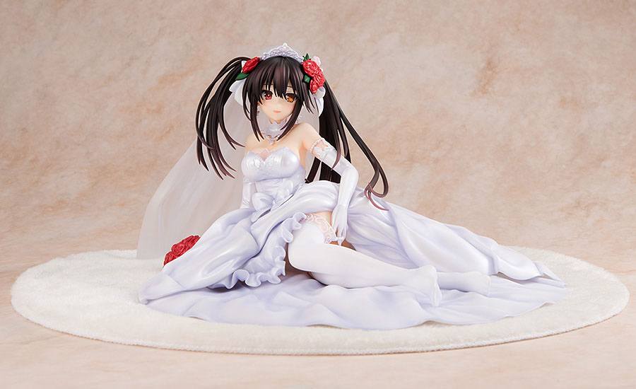 Date A Live PVC Statue 1/7 Light Novel Edition Kurumi Tokisaki: Wedding Dress Ver. 13 cm