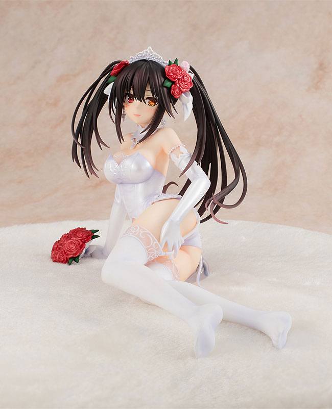 Date A Live PVC Statue 1/7 Light Novel Edition Kurumi Tokisaki: Wedding Dress Ver. 13 cm