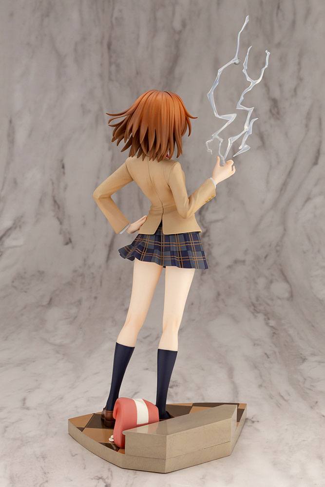 A Certain Scientific Railgun T PVC Statue 1/7 Misaka Mikoto 15th Anniversary Ver. 30 cm