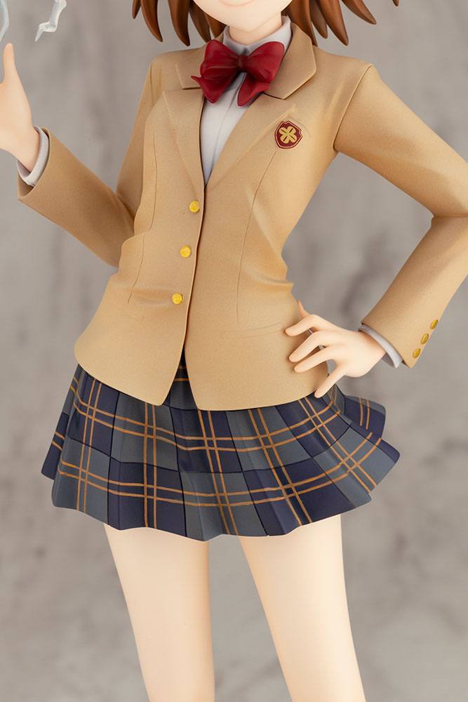 A Certain Scientific Railgun T PVC Statue 1/7 Misaka Mikoto 15th Anniversary Ver. 30 cm