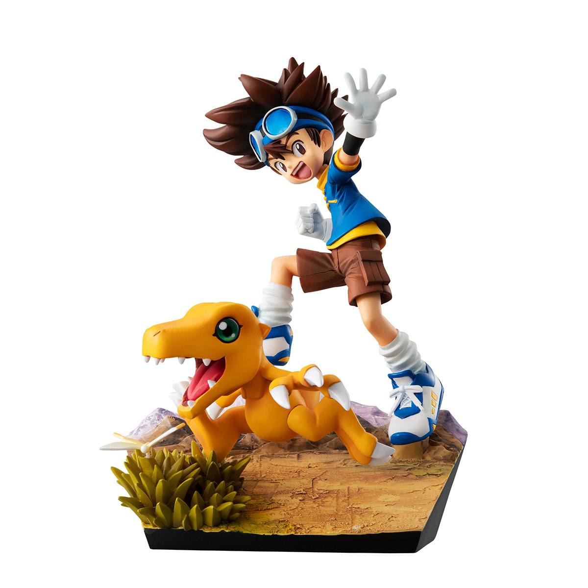 Digimon Adventure G.E.M. Serie PVC Statue Taichi Yagami & Agumon 20th Anniversary 12 cm