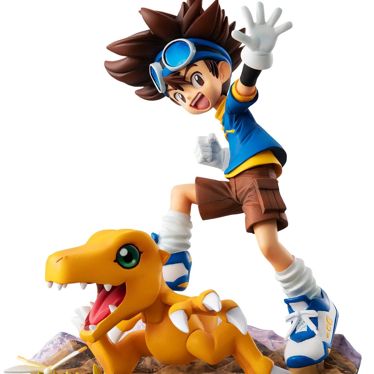 Digimon Adventure G.E.M. Serie PVC Statue Taichi Yagami & Agumon 20th Anniversary 12 cm