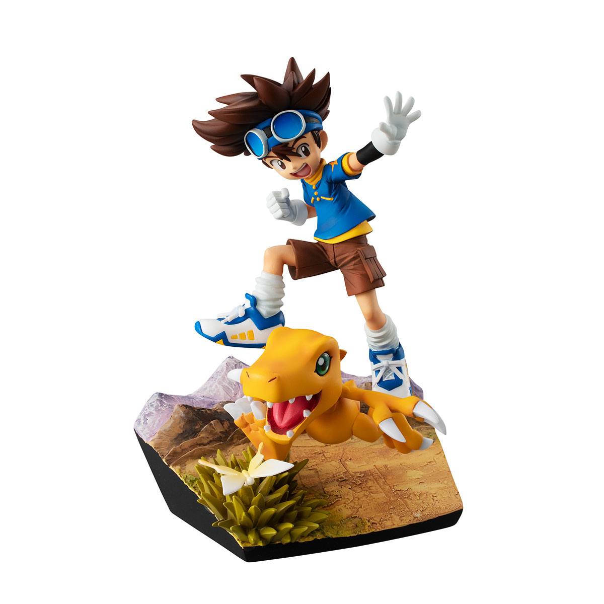 Digimon Adventure G.E.M. Serie PVC Statue Taichi Yagami & Agumon 20th Anniversary 12 cm