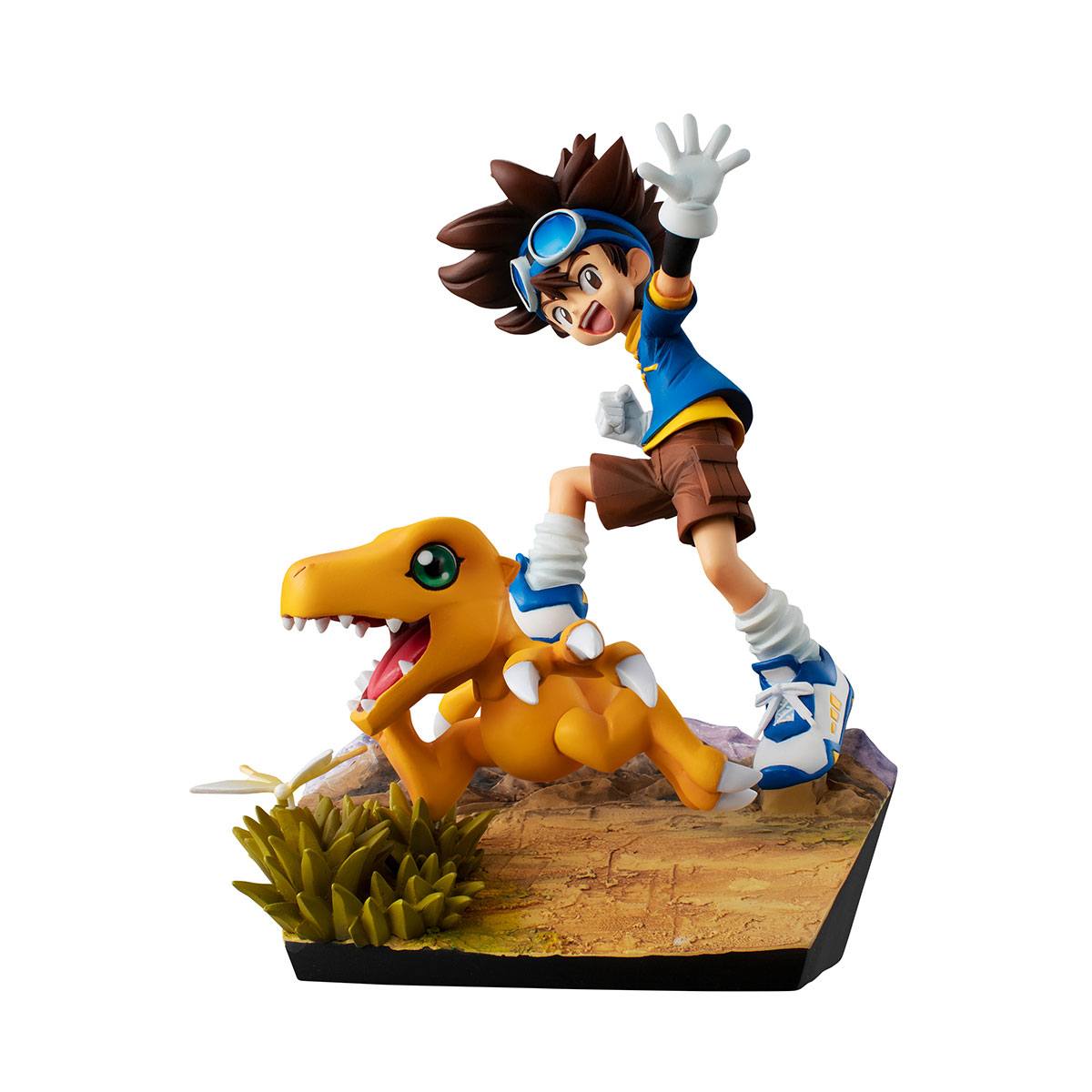 Digimon Adventure G.E.M. Serie PVC Statue Taichi Yagami & Agumon 20th Anniversary 12 cm