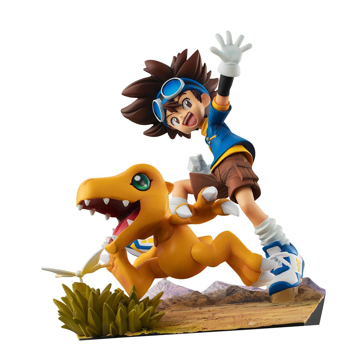 Digimon Adventure G.E.M. Serie PVC Statue Taichi Yagami & Agumon 20th Anniversary 12 cm