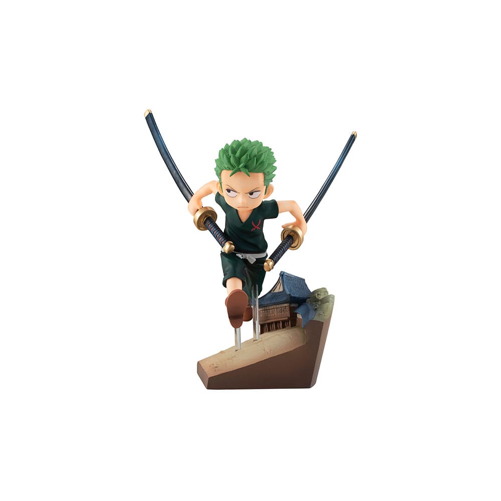 One Piece G.E.M. Serie PVC Statue Roronoa Zoro Run! Run! Run! 14 cm