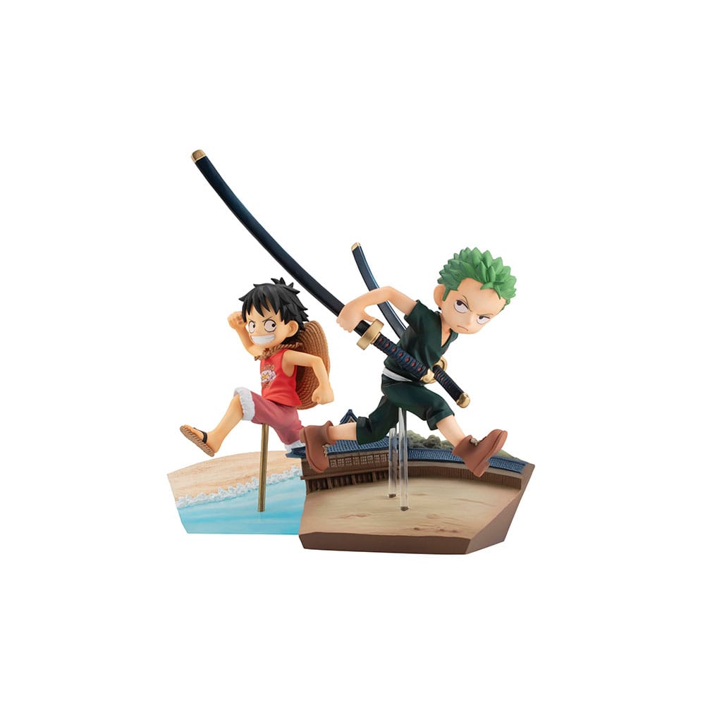 One Piece G.E.M. Serie PVC Statue Roronoa Zoro Run! Run! Run! 14 cm