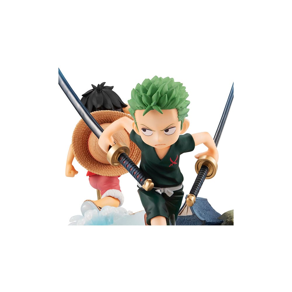 One Piece G.E.M. Serie PVC Statue Roronoa Zoro Run! Run! Run! 14 cm