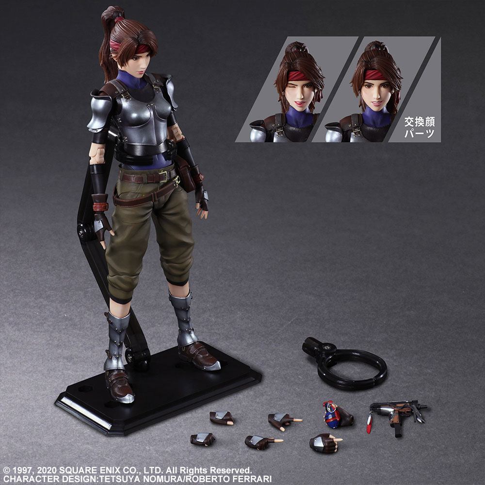 Final Fantasy VII Remake Play Arts Kai Actionfigur Jessie 25 cm