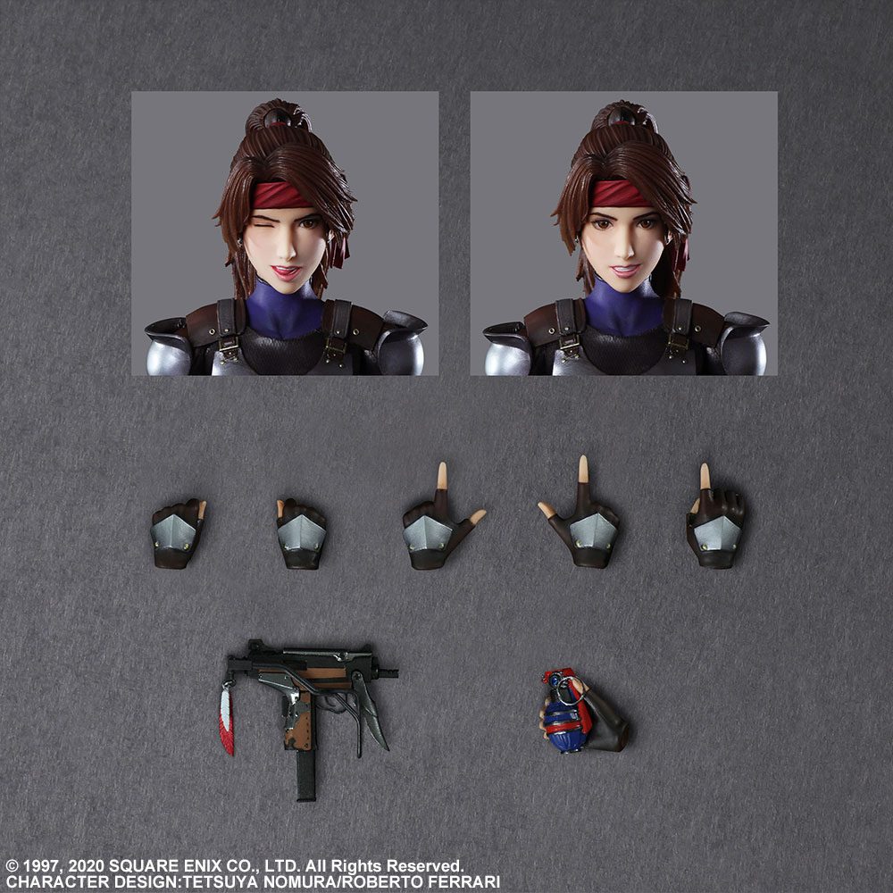 Final Fantasy VII Remake Play Arts Kai Actionfigur Jessie 25 cm