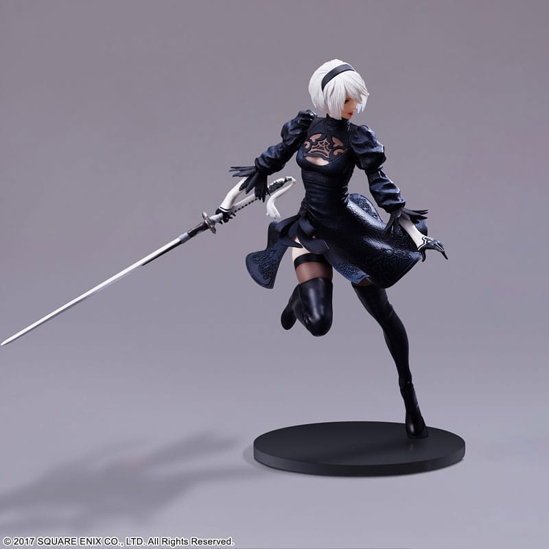 NieR:Automata FORM-ISM PVC Statue YoRHa Android 2B (YoRHa No.2 Type B) No Goggles Ver. 18 cm